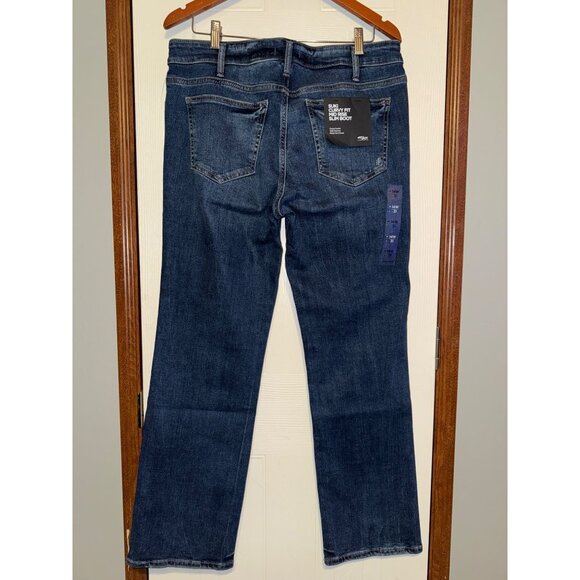 NWT Silver Jeans Suki Mid Rise Slim Bootcut Jeans Size 14 - Picture 3 of 14